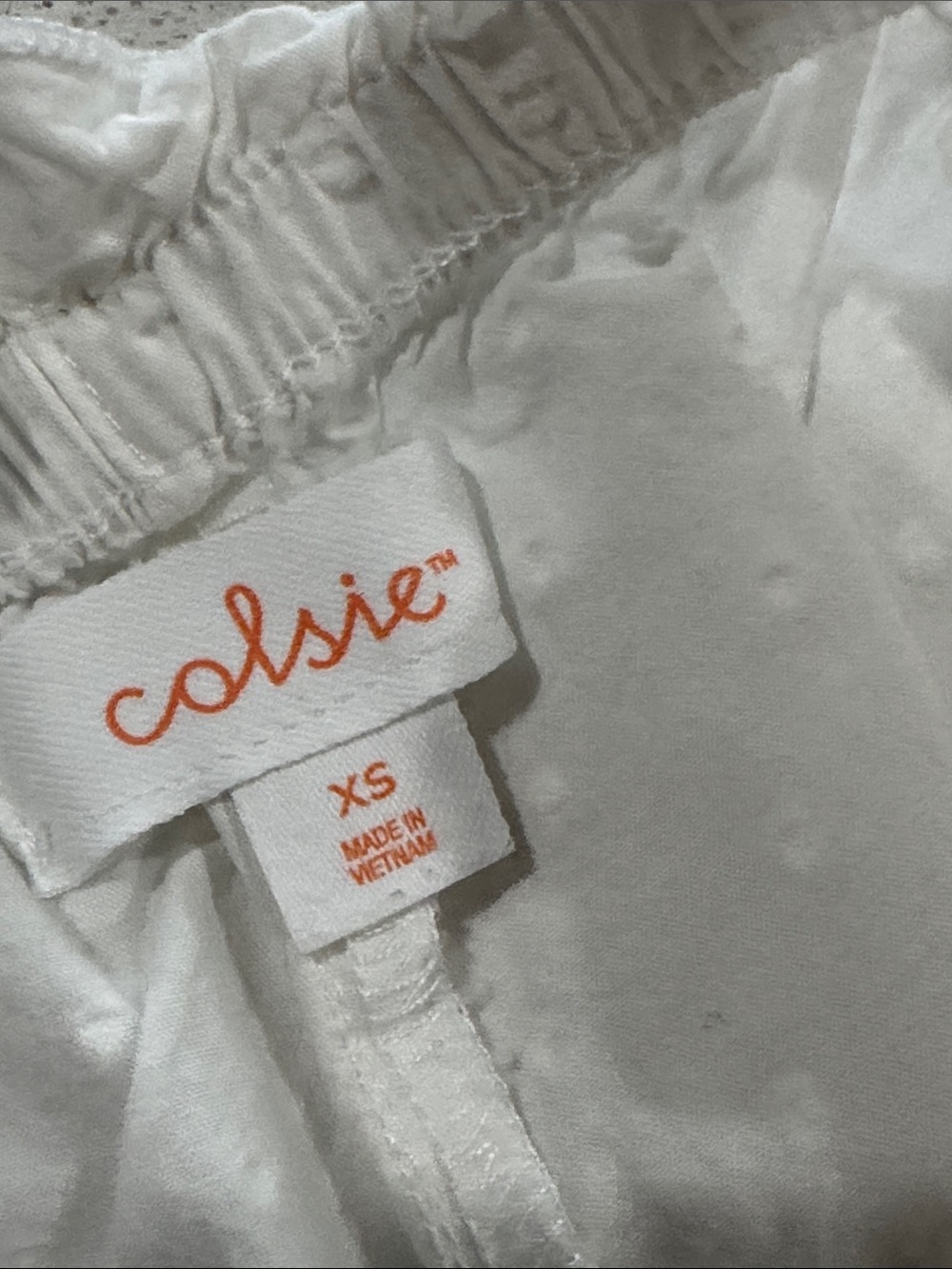 Colsie Wide Leg pajama Pants in White and Yellow - Picture 3 of 8